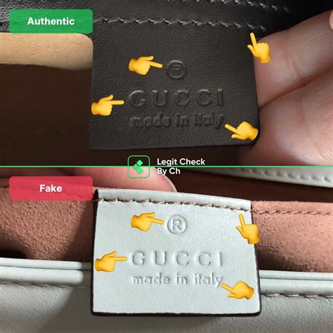 how to tell a real gucci bag from fake|gucci legit check.